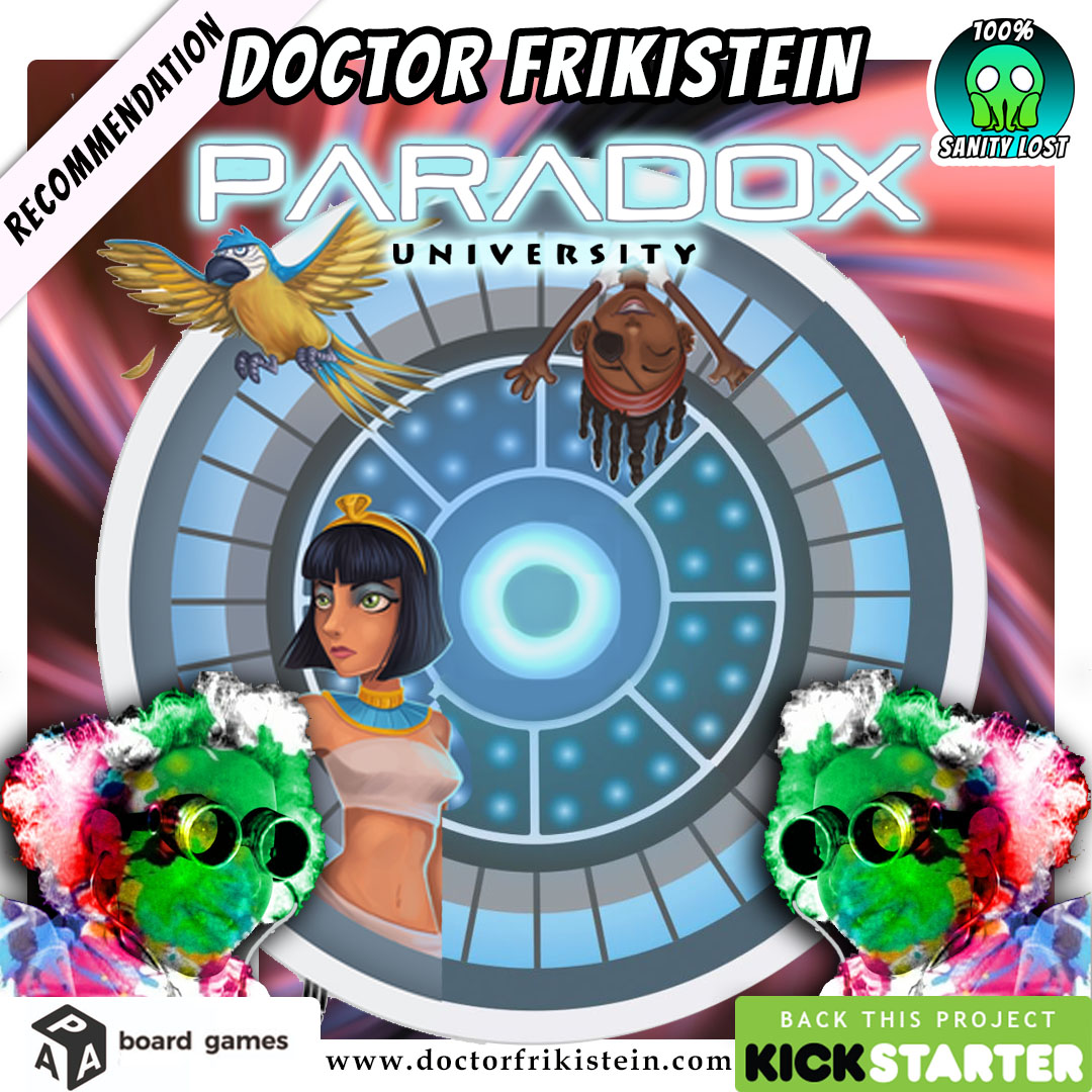 PARADOX UNIVERSITY BOARD GAME – TRAVEL IN TIME AND DISCOVER TEMPORAL PARADOXS
