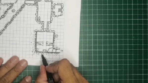 HOW TO DRAW A DUNGEON - DOCTOR FRIKISTEIN